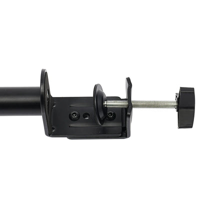 4-fach Monitor Tischhalterung mit drehbaren Armen – Höhenverstellbare Bildschirmhalterung für 10–27 Zoll, Schwarz